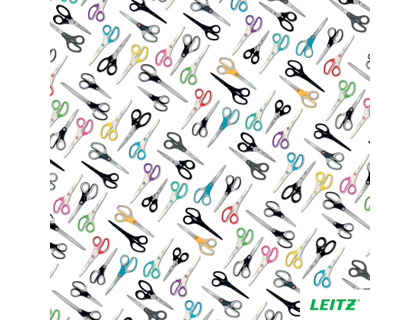 TIJERA LEITZ PREMIUM TITANIUM ANTIADHERENTE 180 MM COLOR NEGRO
