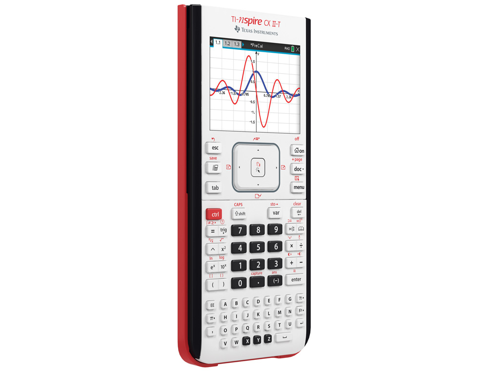 CALCULADORA TEXAS INSTRUMENTS TI-NSPIRE CX II-T GRAFICA 10 LINEAS 90MB ROM 64KB RAM