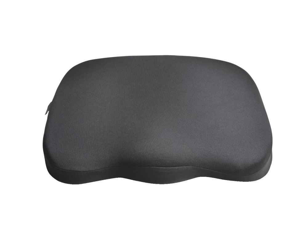 COJIN KENSINGTON ERGONOMICO CON ESPUMA DE VISCOELASTICA COLOR NEGRO 355X74X21 MM