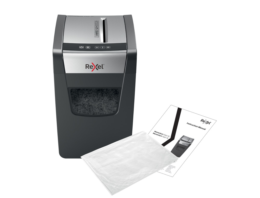 DESTRUCTORA DE DOCUMENTOS REXEL MOMENTUM X410SL NEGRO/PLATA