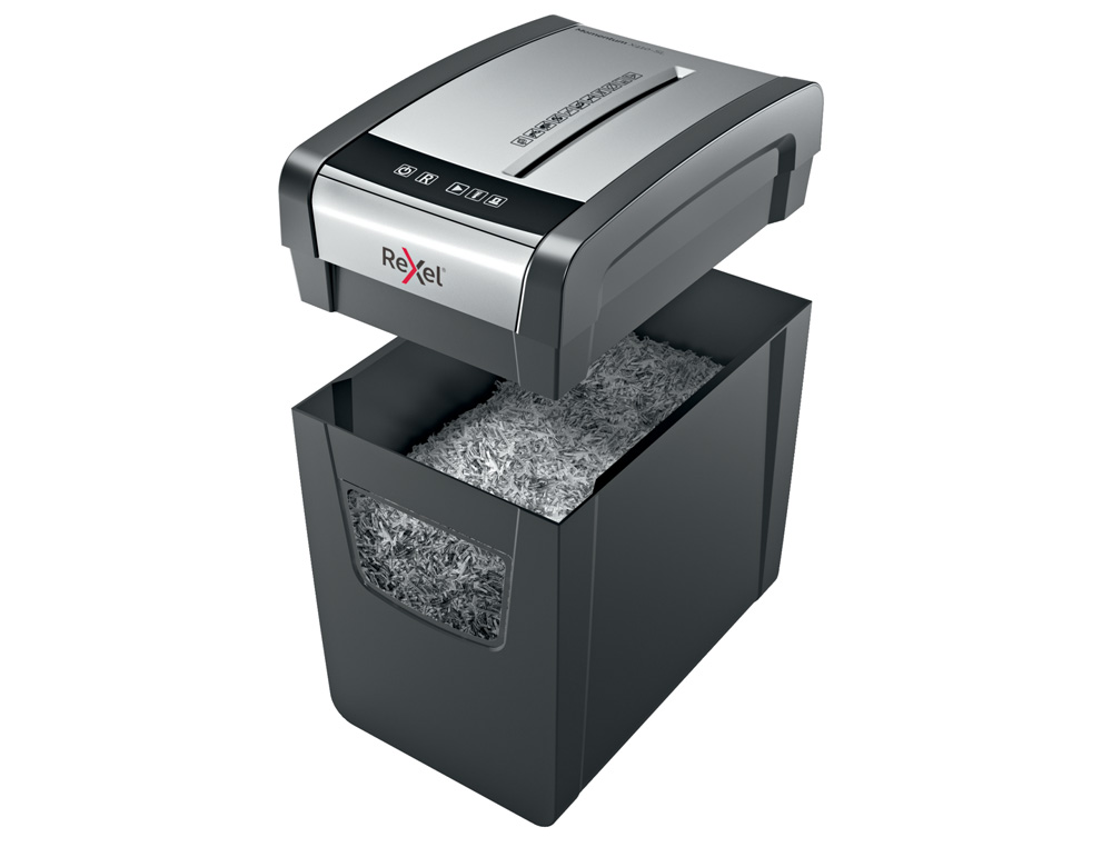 DESTRUCTORA DE DOCUMENTOS REXEL MOMENTUM X410SL NEGRO/PLATA