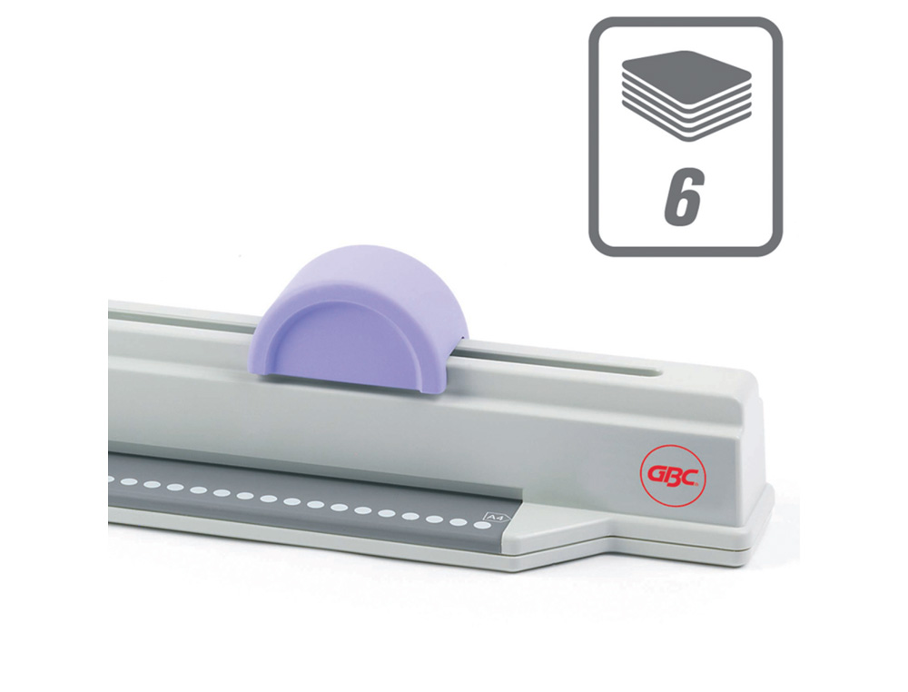 ENCUADERNADORA CLICKMAN GBC PERFORA 6 HOJAS ENCUADERNA 145 HOJAS