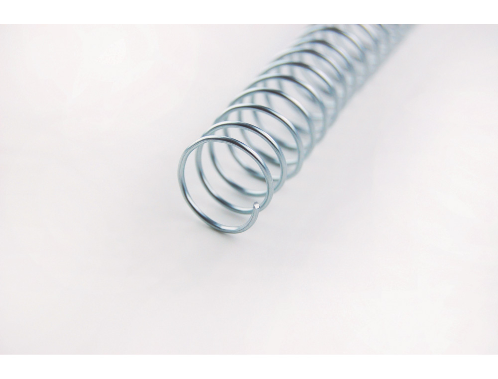 ESPIRAL METALICO GBC 22MM COLOR NEGRO CAJA DE 100 UNIDADES
