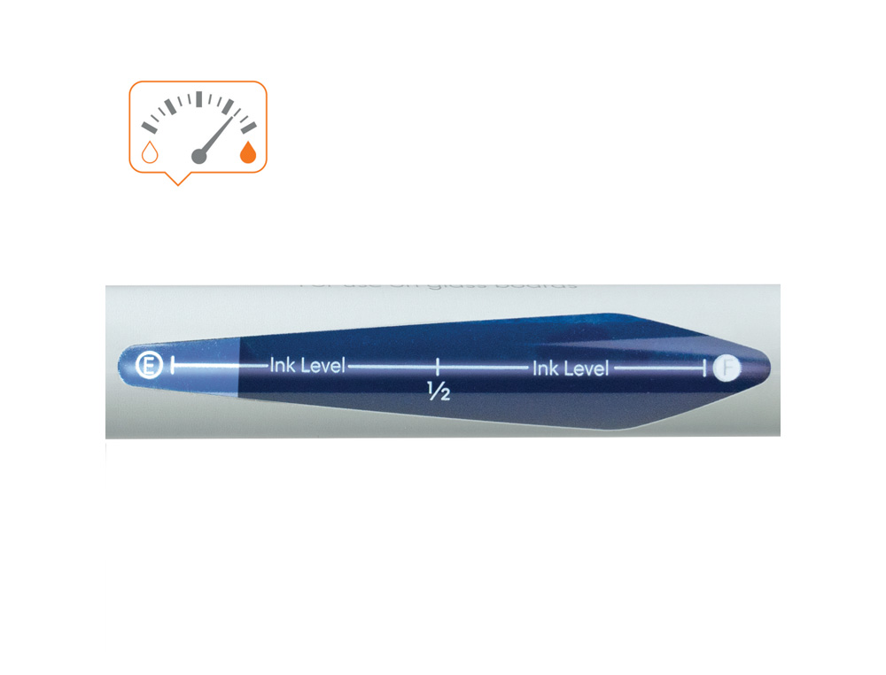 ROTULADOR NOBO PARA PIZARRA BLANCA TINTA LIQUIDA PUNTA CONICA 3 MM AZUL CAJA DE 10 UNIDADES