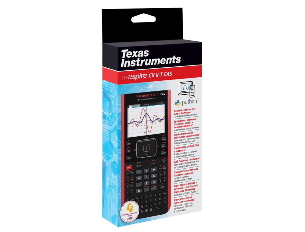 CALCULADORA TEXAS INSTRUMENTS TI NSPIRE CX II-T CAS CIENTIFICA GRAFICA USB