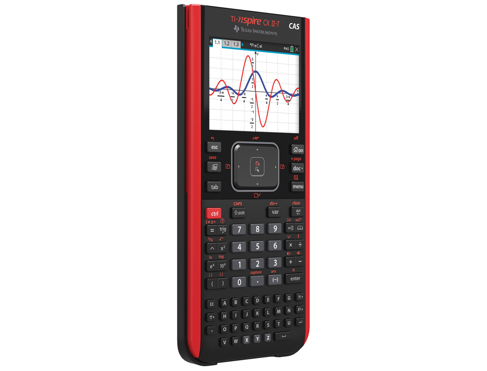 CALCULADORA TEXAS INSTRUMENTS TI NSPIRE CX II-T CAS CIENTIFICA GRAFICA USB