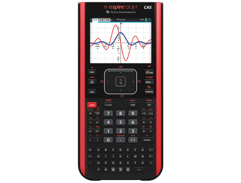 CALCULADORA TEXAS INSTRUMENTS TI NSPIRE CX II-T CAS CIENTIFICA GRAFICA USB