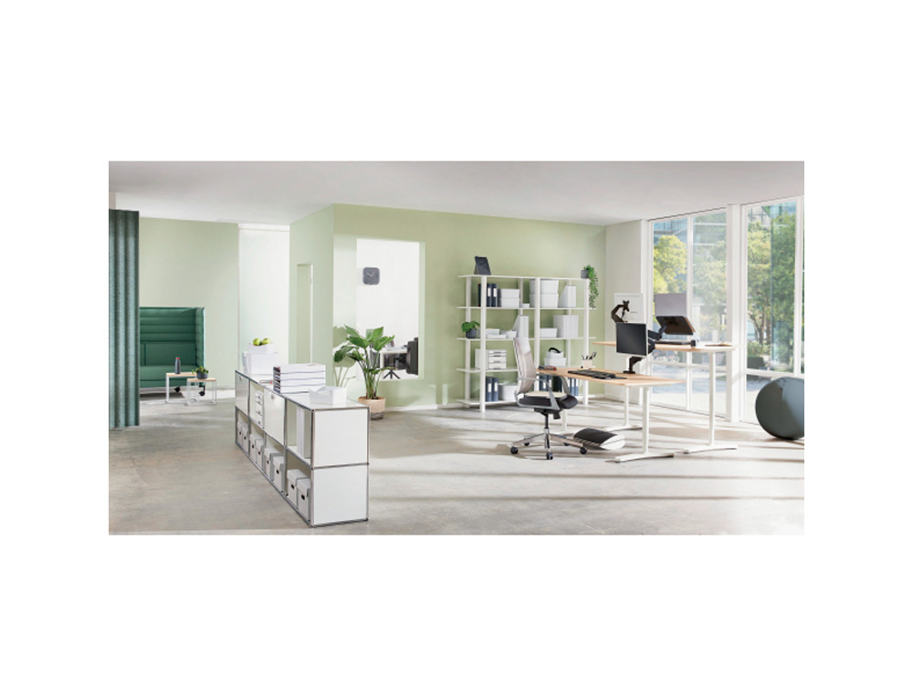 BALON DE ASIENTO LEITZ ACTIVE 55 CM ANTIDESLIZANTE COLOR GRIS OSCURO