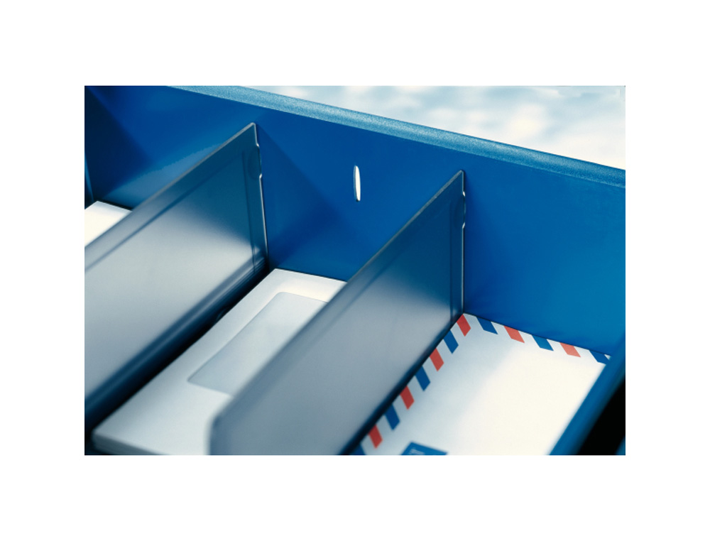 BANDEJA SOBREMESA PLASTICO LEITZ SORTY DIN A3 JUMBO COLOR AZUL 490X125X385 MM