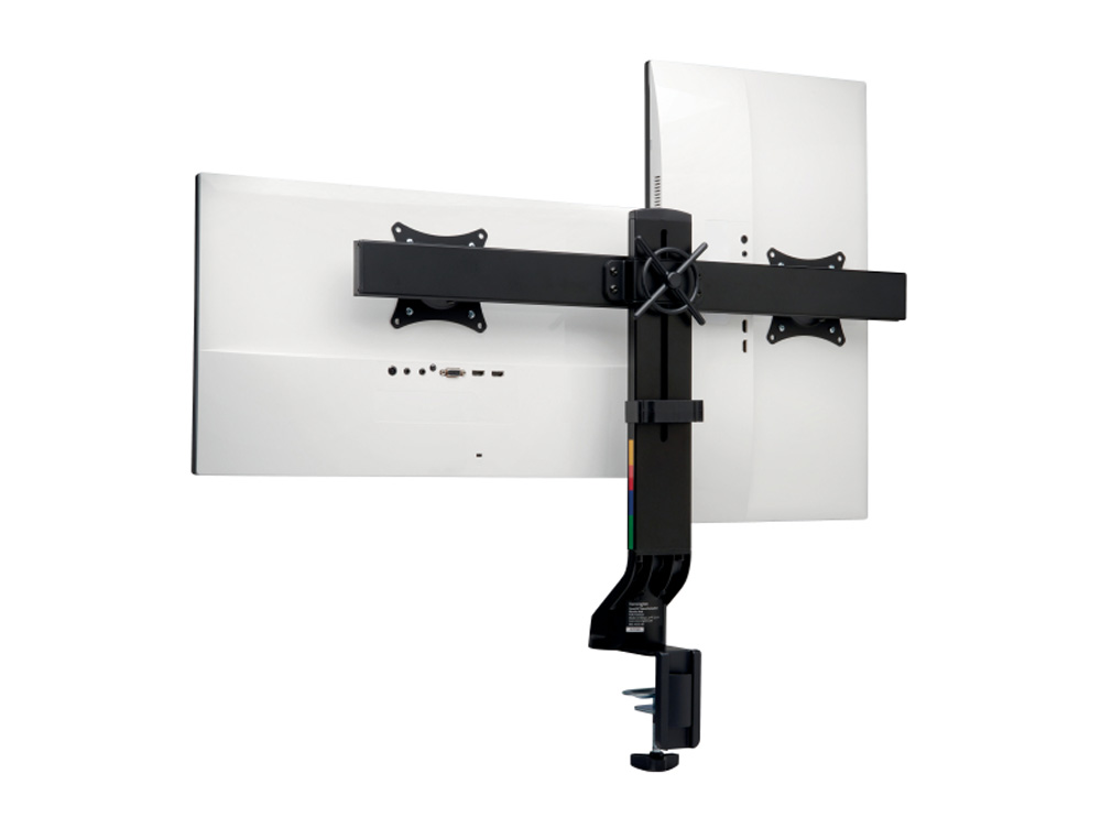 BRAZO KENSINGTON SMARTFIT SPACE SAVING AJUSTABLE ALTURA PARA DOS MONITORES HASTA 27