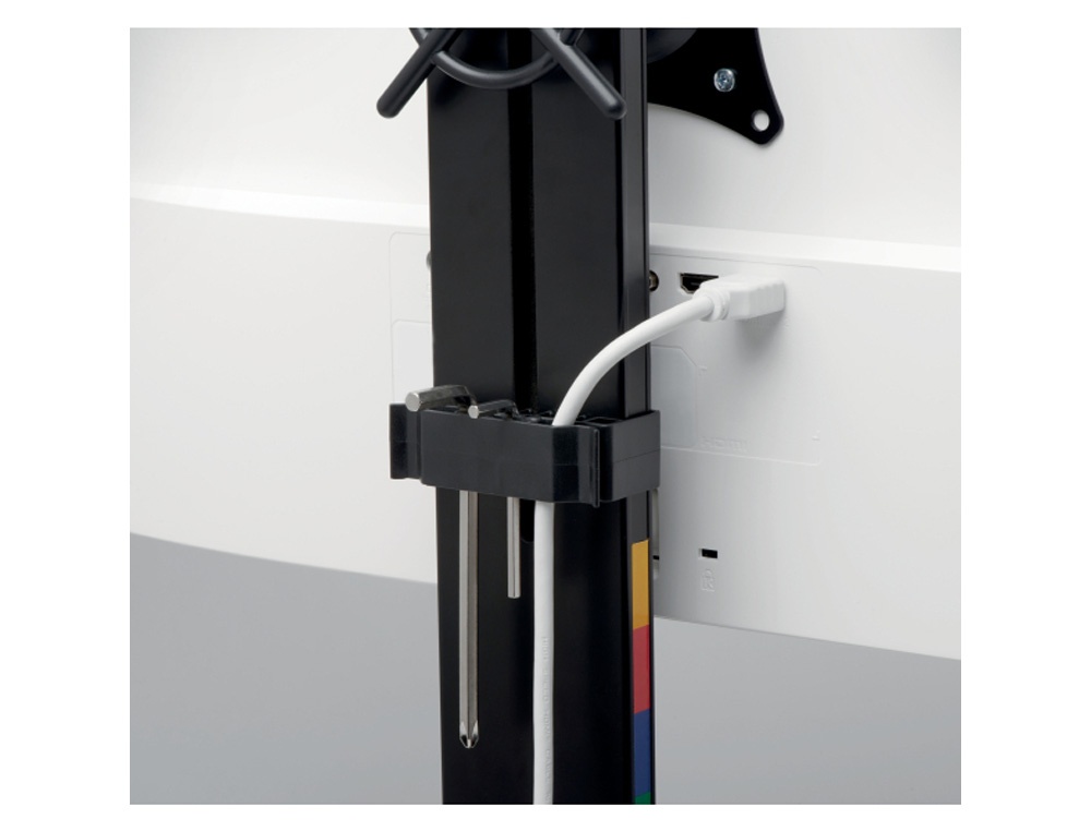BRAZO KENSINGTON SMARTFIT SPACE SAVING AJUSTABLE ALTURA PARA DOS MONITORES HASTA 27