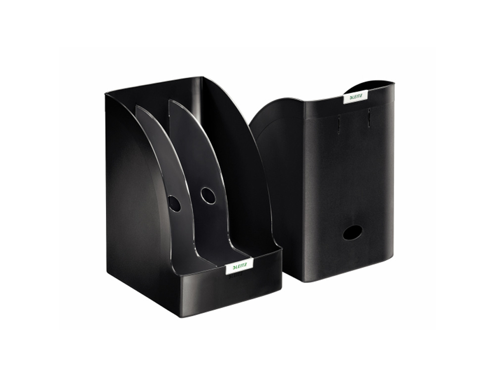 REVISTERO LEITZ EXCLUSIVE PLUS JUMBO POLIESTIRENO COLOR NEGRO 213X321X250 MM