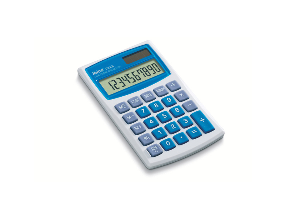 CALCULADORA IBICO 082X SOBREMESA 10 DIGITOS 68X8X112 MM