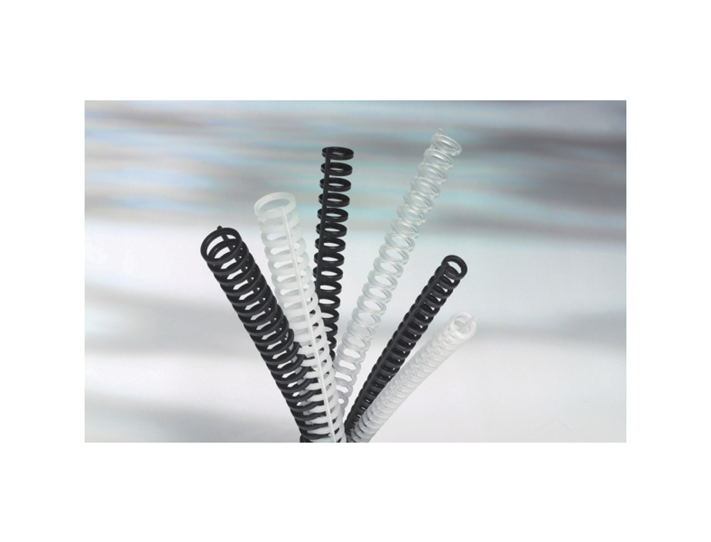 CANUTILLO GBC IBICLICK PLASTICO NEGRO 12 MM CAJA DE 50 UNIDADES