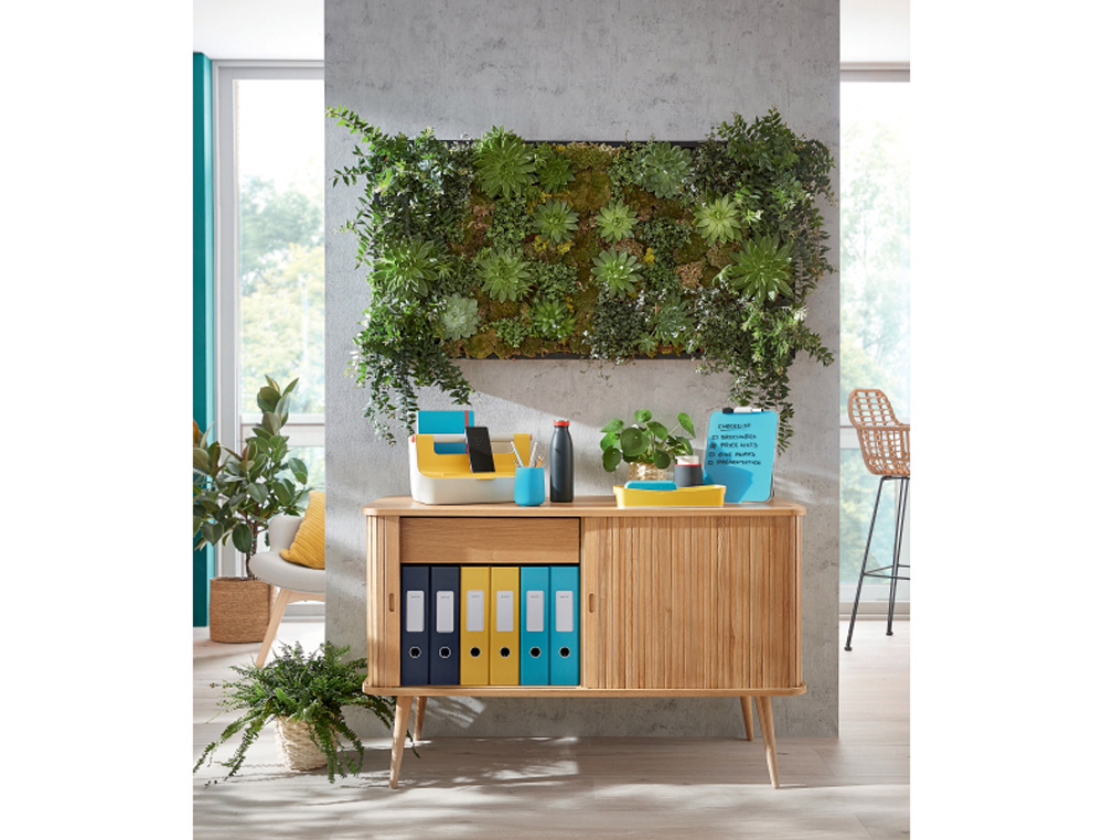CUBILETE PORTALAPICES LEITZ COSY PLASTICO COLOR AZUL