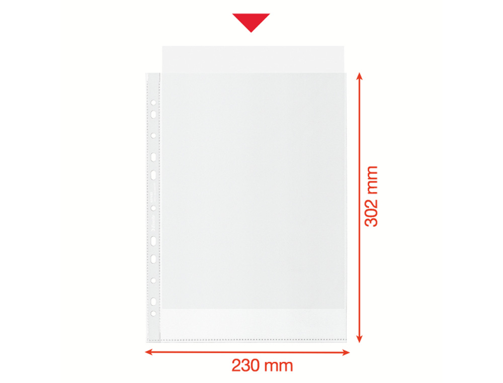 FUNDA MULTITALADRO ESSELTE POLIPROPILENO 70 MC RECICLADO PIEL DE NARANJA DIN A4 11 TALADROS CON REFUERZO CAJA DE