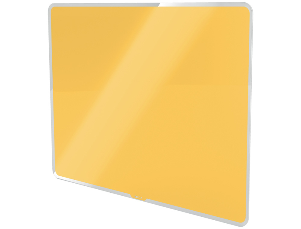 PIZARRA CRISTAL LEITZ COSY MAGNETICA COLOR AMARILLO 800X600 MM