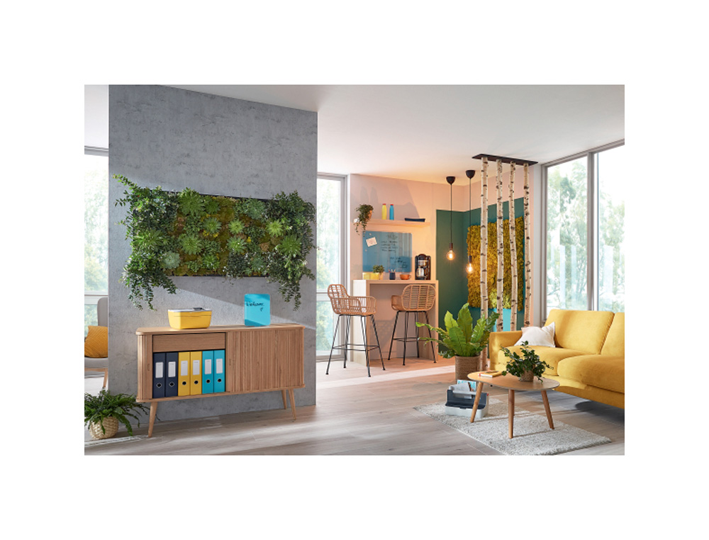 PIZARRA CRISTAL LEITZ COSY MAGNETICA COLOR AMARILLO 800X600 MM