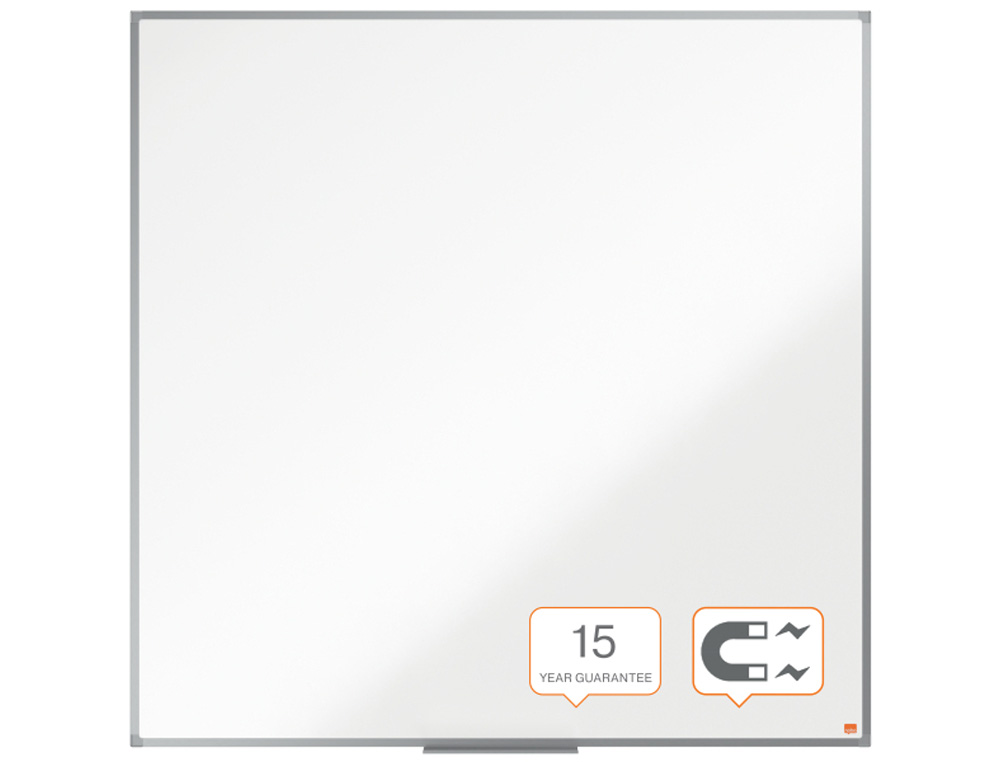 PIZARRA BLANCA NOBO ESSENCE ACERO LACADO 1200X1200 MM