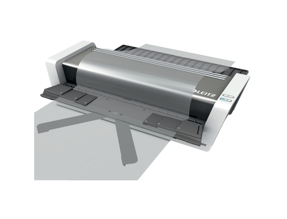 PLASTIFICADORA LEITZ ILAM TOUCH 2 TURBO DIN A3 4 RODILLOS HASTA 250 MC COLOR BLANCO/PLATA