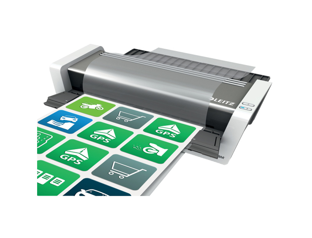 PLASTIFICADORA LEITZ ILAM TOUCH 2 TURBO DIN A3 4 RODILLOS HASTA 250 MC COLOR BLANCO/PLATA