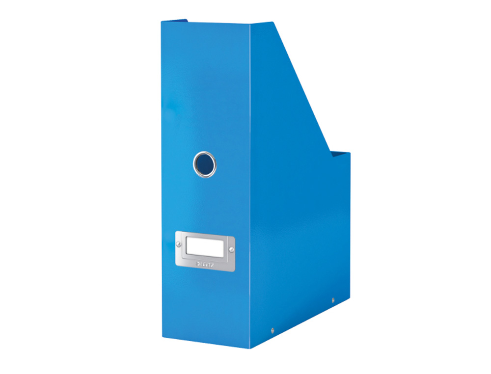 REVISTERO LEITZ CLICK & STORE CARTON FORRADO COLOR AZUL 103X170X235 MM