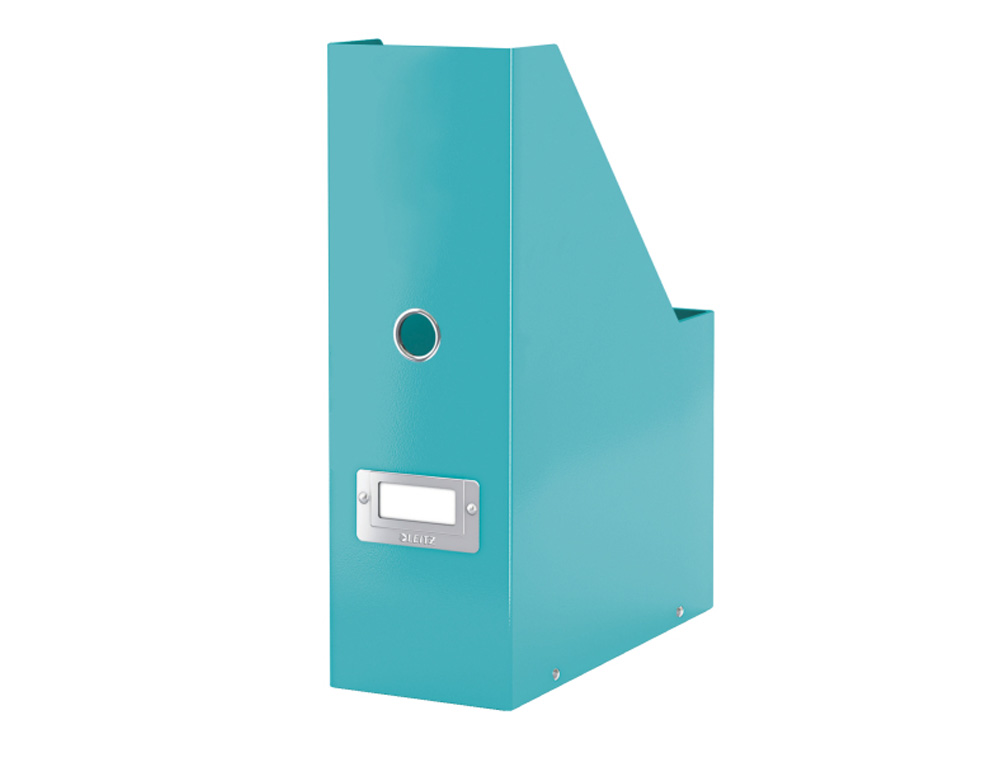 REVISTERO LEITZ CLICK & STORE CARTON FORRADO COLOR TURQUESA 103X170X235 MM