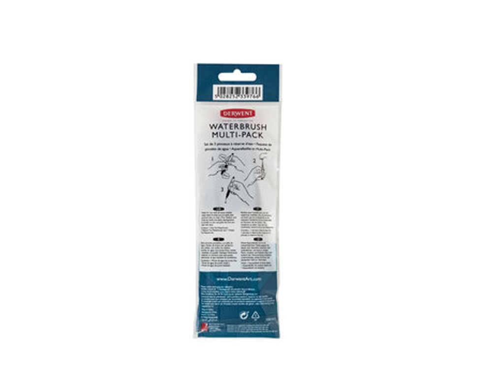 PINCEL DE AGUA DERWENT SET DE 3 UNIDADES