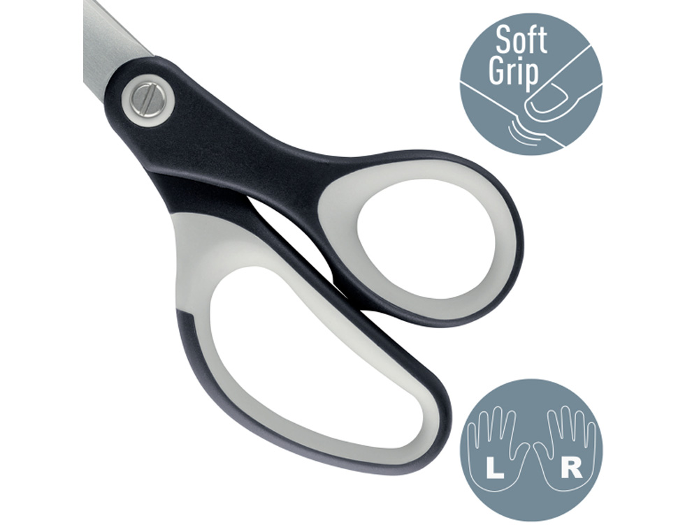 TIJERA LEITZ PREMIUM TITANIUM 205 MM COLOR NEGRO