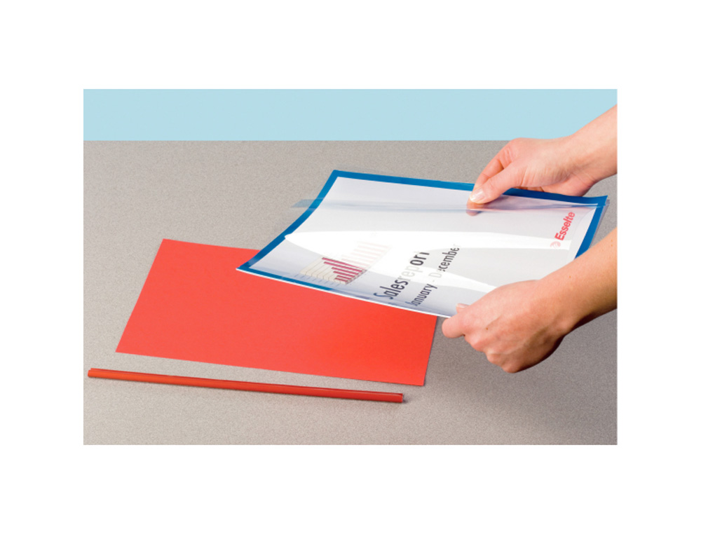 LOMERA PARA ENCUADERNAR LEITZ DIN A4 PLASTICO 3 MM CAPACIDAD 30 HOJAS PACK DE 50 UNIDADES