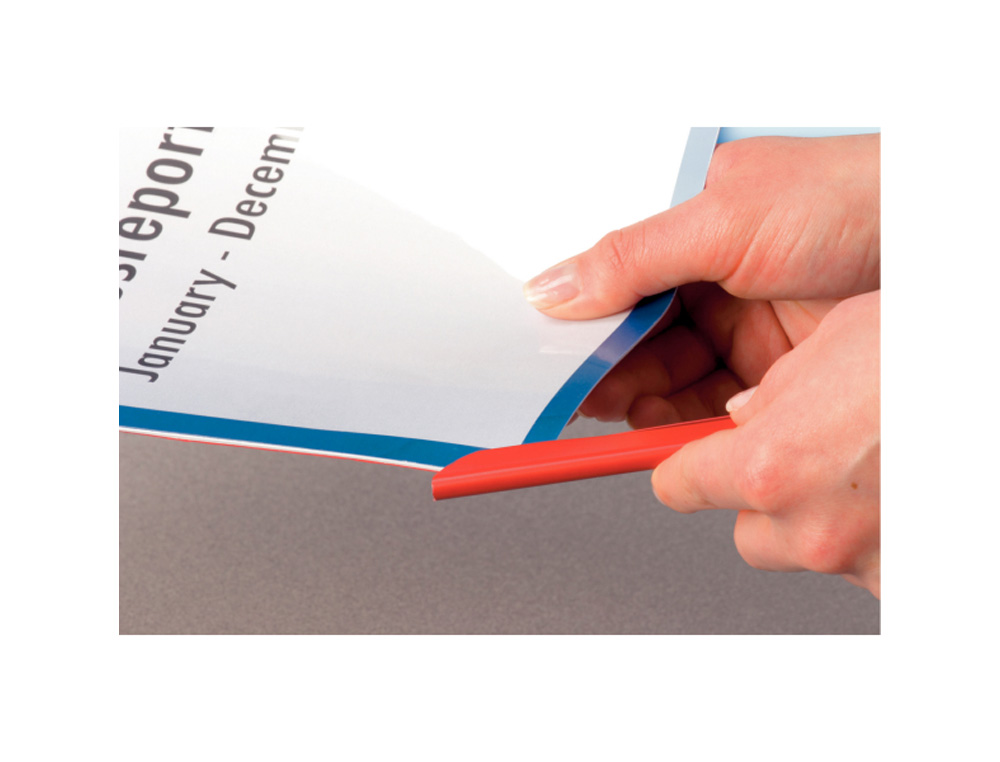 LOMERA PARA ENCUADERNAR LEITZ DIN A4 PLASTICO 3 MM CAPACIDAD 30 HOJAS PACK DE 50 UNIDADES