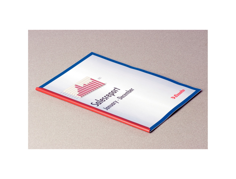 LOMERA PARA ENCUADERNAR LEITZ DIN A4 PLASTICO 3 MM CAPACIDAD 30 HOJAS PACK DE 50 UNIDADES