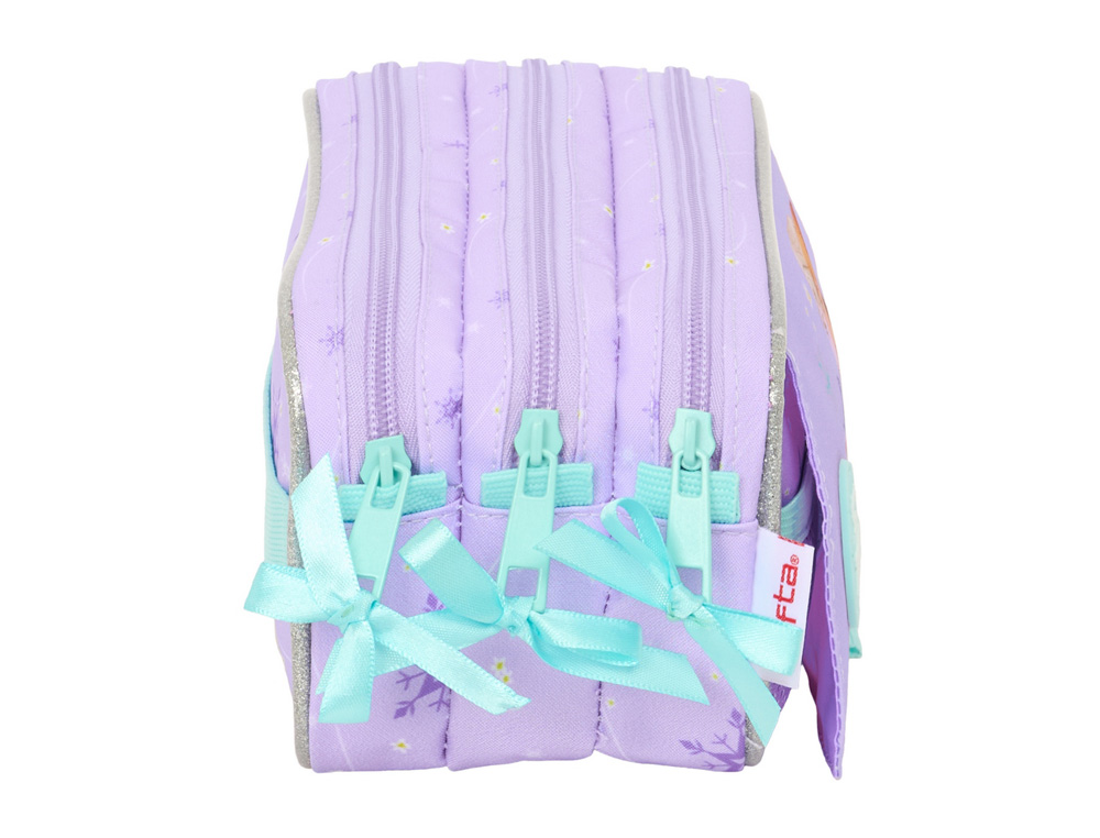 BOLSO ESCOLAR PORTATODO SAFTA TRIPLE BIG FROZEN SPIRIT 100X215X80 MM