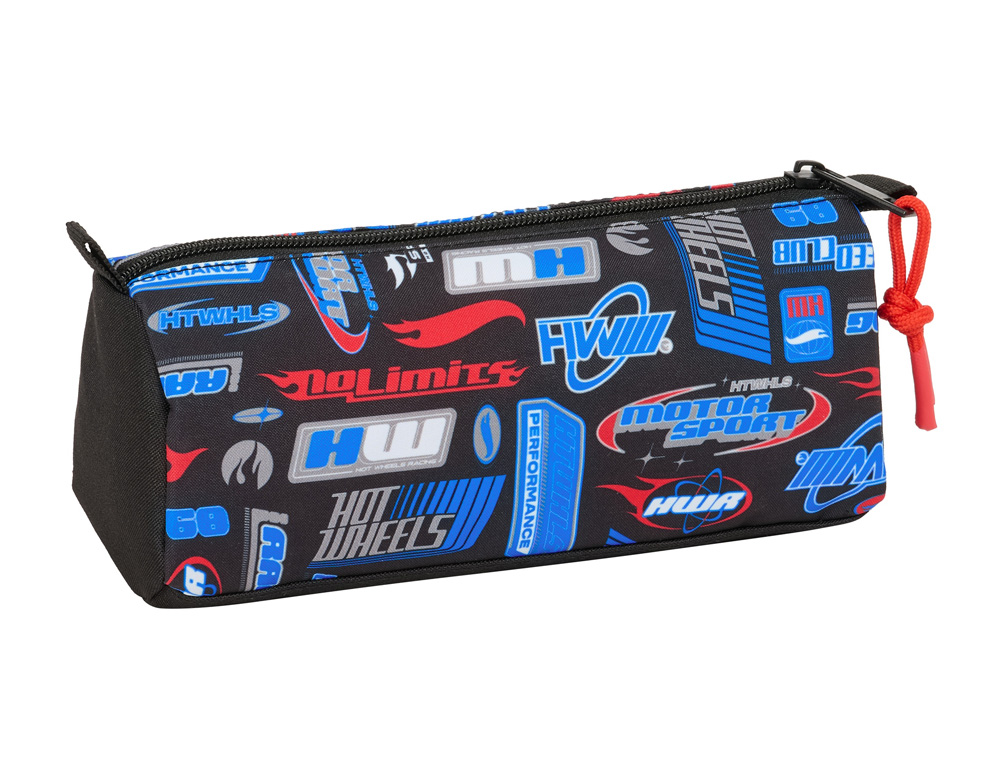 BOLSO ESCOLAR PORTATODO SAFTA HOT WHEELS 80X210X70 MM