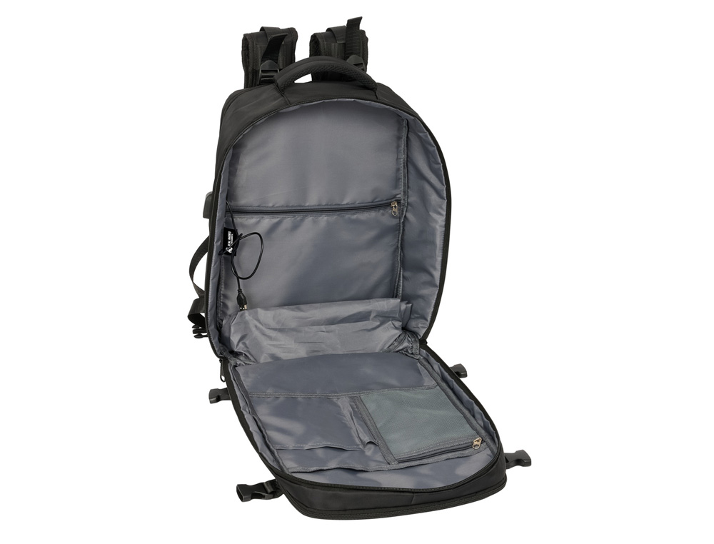 MOCHILA SAFTA VIAJE CABINA PORTATIL 15,6'' R. MADRID 440X290X190 MM