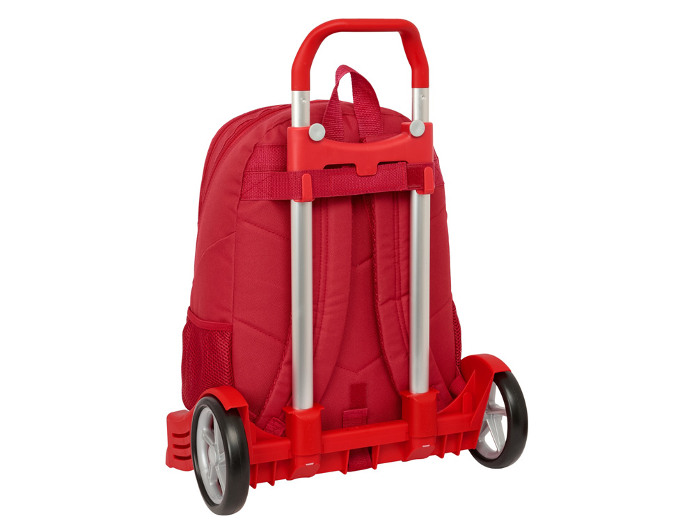 MOCHILA SAFTA MOD. 665 CON CARRO EVOLUTION RESISTENTE AL AGUA SEVILLA F.C. 430X320X140 MM