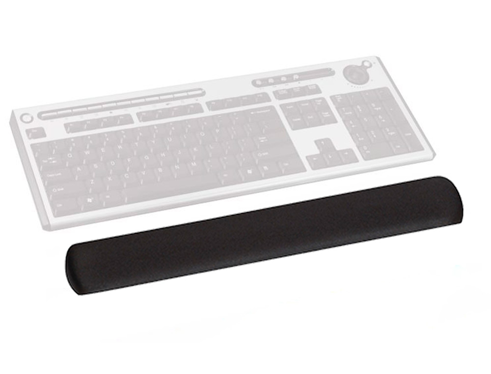 REPOSAMUECAS DE GEL Q-CONNECT COLOR NEGRO 475X80X250 MM