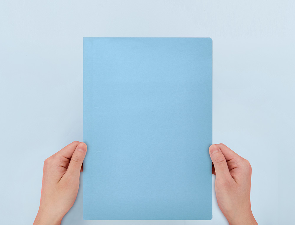SUBCARPETA LIDERPAPEL FOLIO CELESTE INTENSO 180G/M2