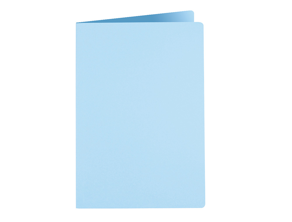 SUBCARPETA LIDERPAPEL FOLIO CELESTE INTENSO 180G/M2