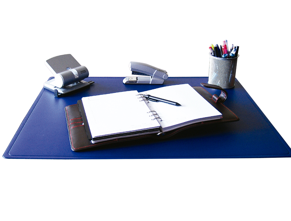 VADE SOBREMESA Q-CONNECT AZUL POLIPROPILENO AZUL 50X63 CM