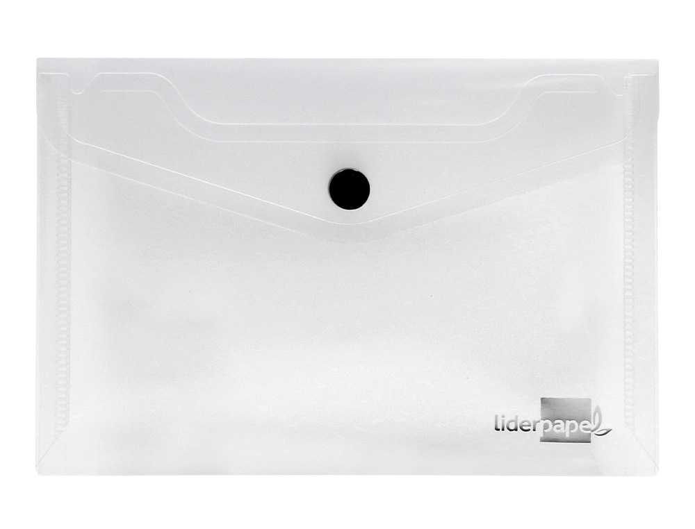 CARPETA LIDERPAPEL DOSSIER BROCHE 44234 POLIPROPILENO DIN A6 TRANSPARENTE TRANSLUCIDO
