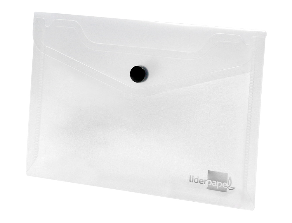 CARPETA LIDERPAPEL DOSSIER BROCHE 44234 POLIPROPILENO DIN A6 TRANSPARENTE TRANSLUCIDO
