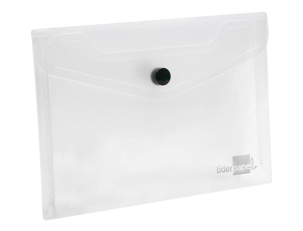 CARPETA LIDERPAPEL DOSSIER BROCHE 44234 POLIPROPILENO DIN A6 TRANSPARENTE TRANSLUCIDO