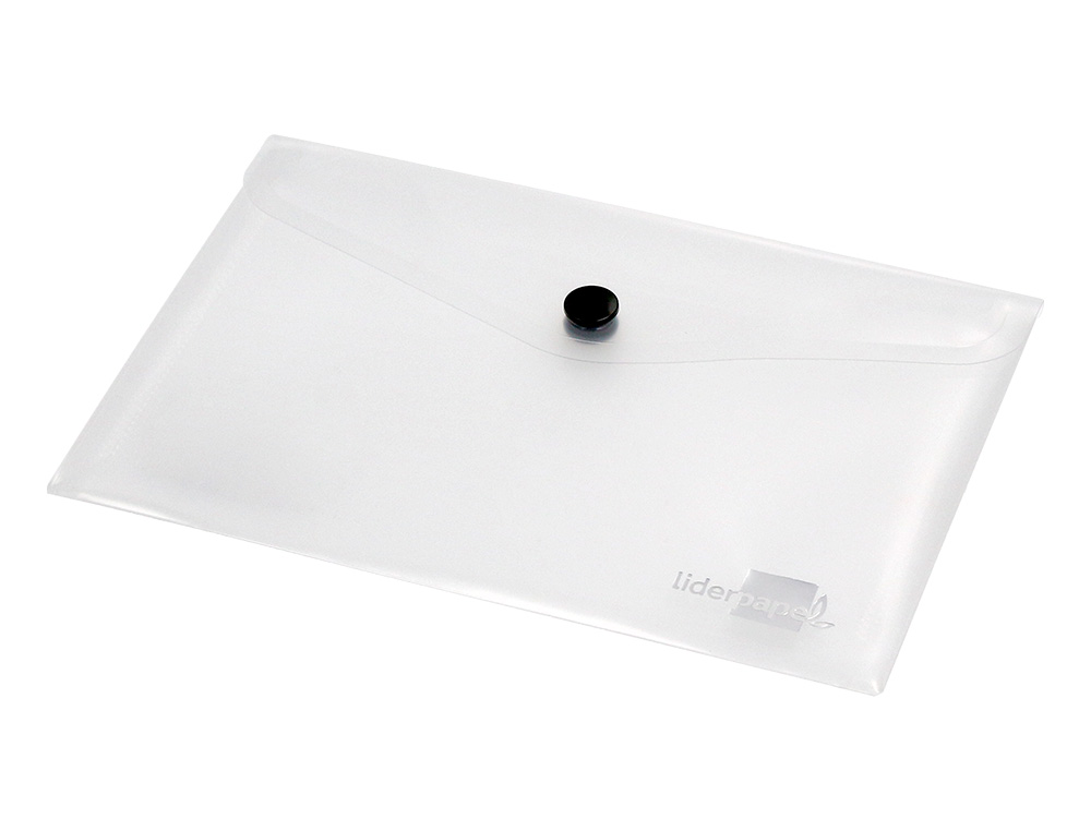 CARPETA LIDERPAPEL DOSSIER BROCHE 44234 POLIPROPILENO DIN A6 TRANSPARENTE TRANSLUCIDO