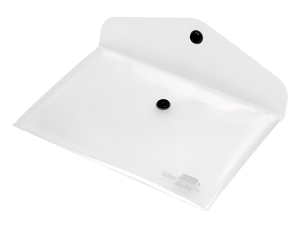 CARPETA LIDERPAPEL DOSSIER BROCHE 44234 POLIPROPILENO DIN A6 TRANSPARENTE TRANSLUCIDO