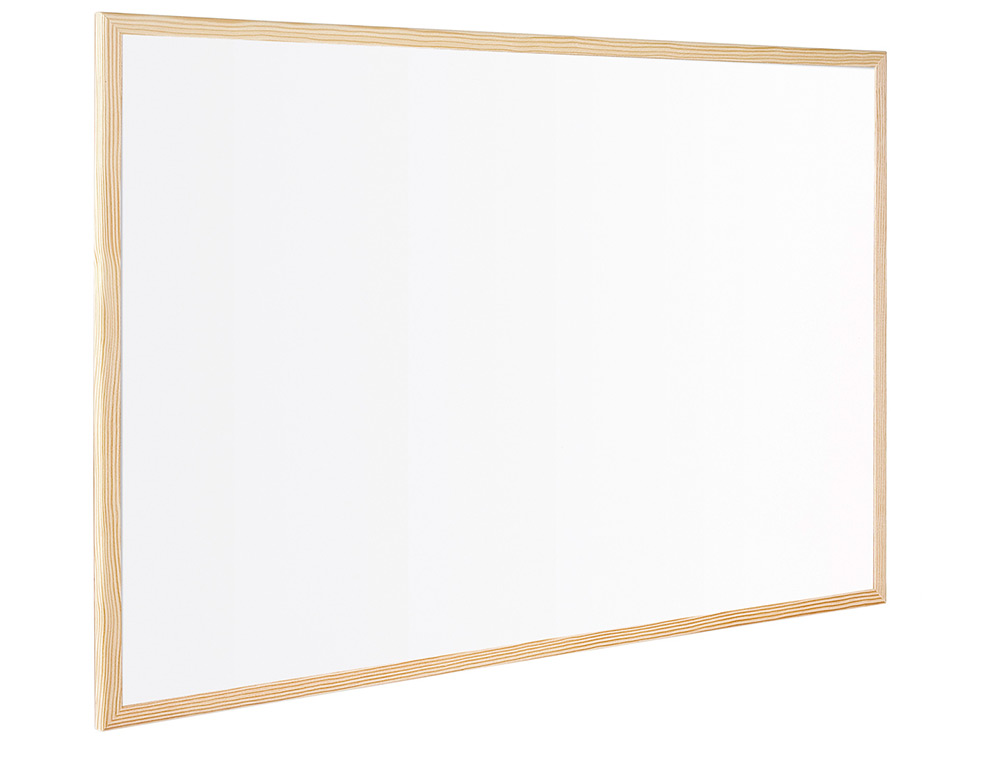 PIZARRA BLANCA Q-CONNECT LAMINADA MARCO DE MADERA 120X90 CM