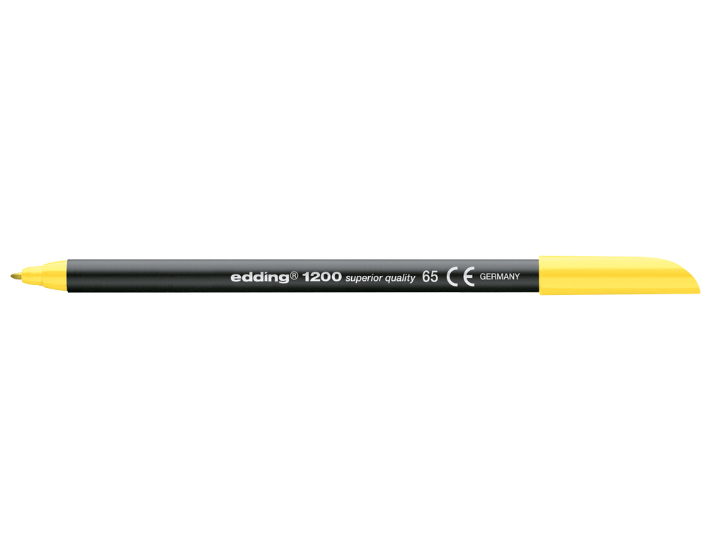 ROTULADOR EDDING PUNTA FIBRA 1200 AMARILLO NEON N.65 PUNTA DE FIBRA 0,5 MM