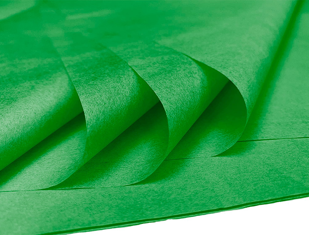 PAPEL SEDA LIDERPAPEL 52X76CM 18G/M2 BOLSA DE 5 HOJAS VERDE