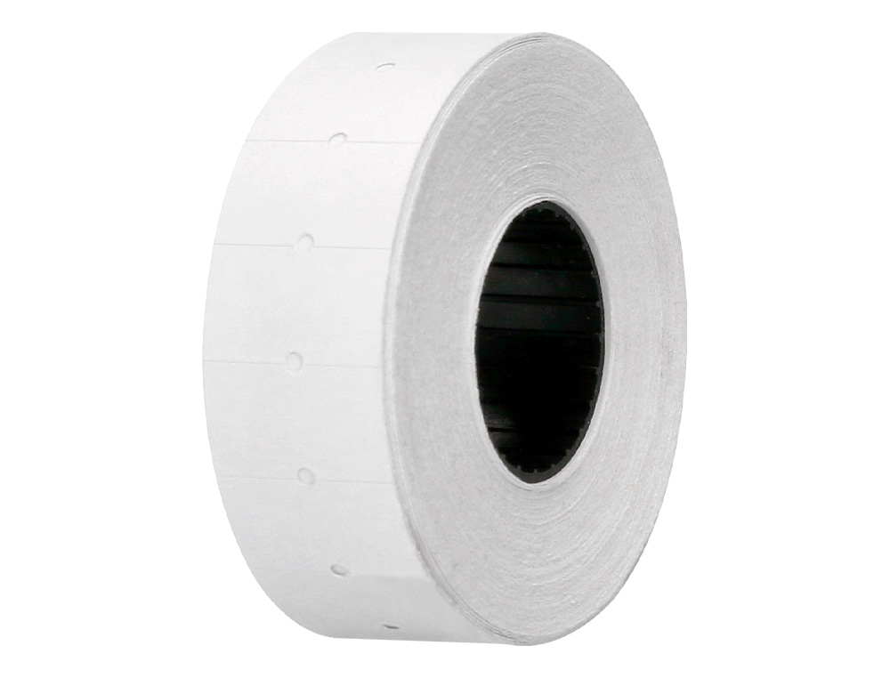 ETIQUETAS Q-CONNECT BLANCA 21X12 MM LISA ROLLO 1000 ETIQUETAS PARA ETIQUETADORA CONNECT KF00712