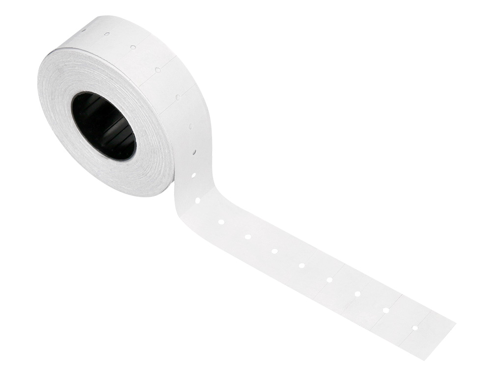 ETIQUETAS Q-CONNECT BLANCA 21X12 MM LISA ROLLO 1000 ETIQUETAS PARA ETIQUETADORA CONNECT KF00712